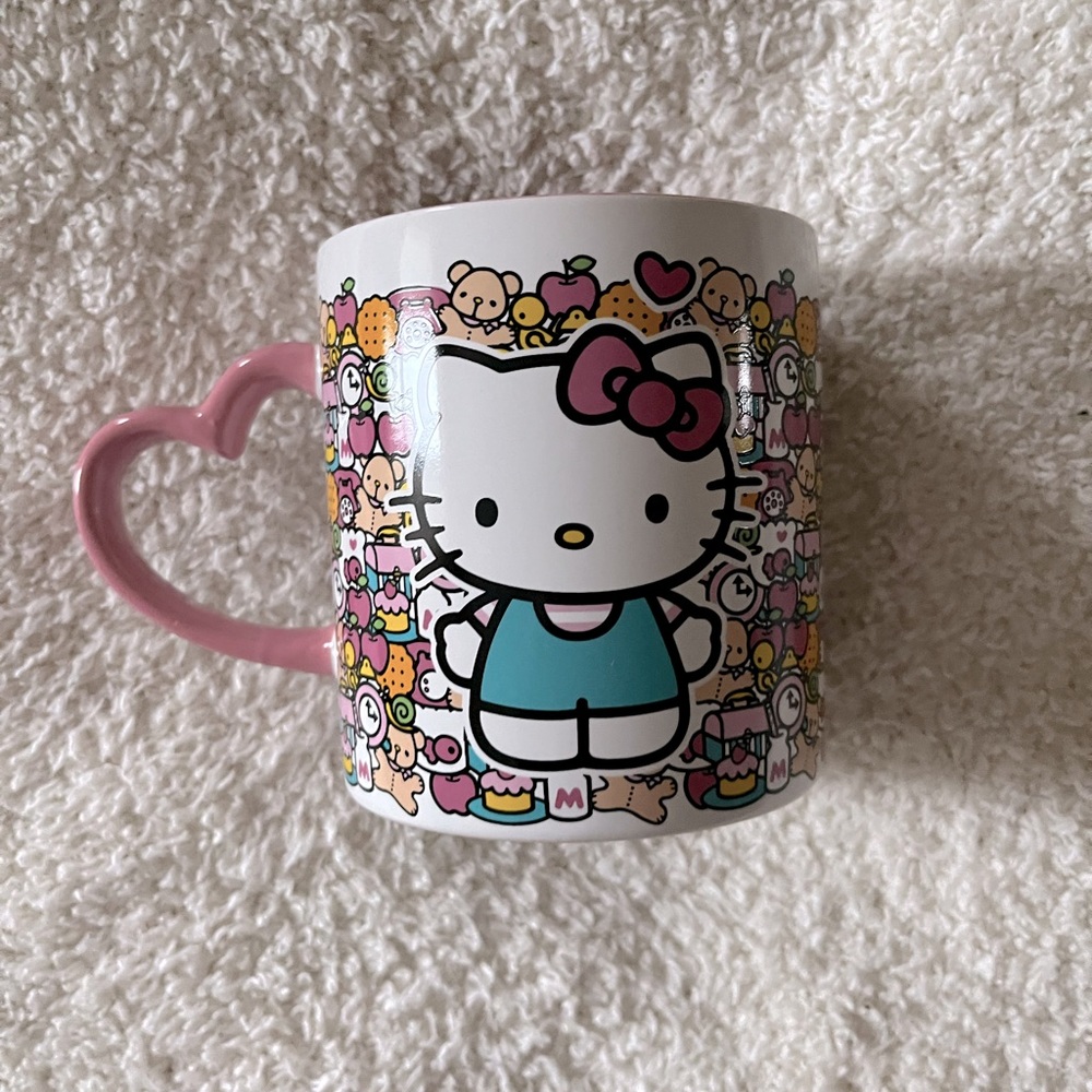 Hello Kitty Teddy Bear Valentine's Day Mug
